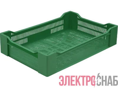 Ящик 600х400х135  зелёный 119 119
