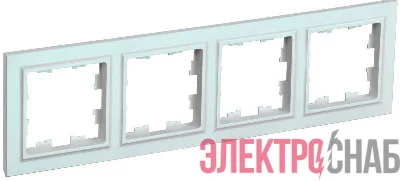 Рамка 4-м BRITE РУ-4-БрЖ жемчуж. IEK BR-M42-K36
