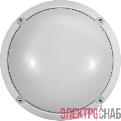 Светильник светодиодный 61 194 OBL-R1-12-6.5K-WH-IP65-LED 12Вт 6500К IP65 900лм ЖКХ круг бел. (аналог НПП) ОНЛАЙТ 61194