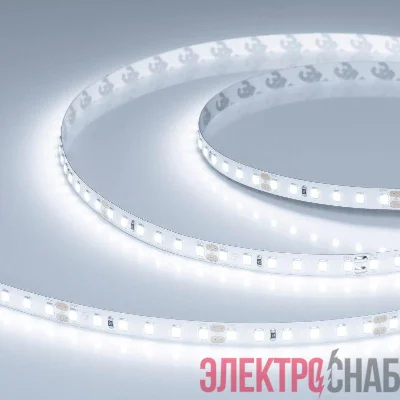 Лента светодиодная UL-A120-8mm 24В White 6000К 2Вт/м IP20 открытый (уп.5м) Arlight 057519