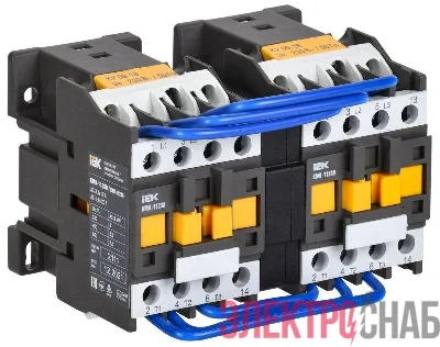 Контактор КМИ-11230 реверс 12А 230В/АС3 2НО KARAT IEK KKM13-012-230-20-1