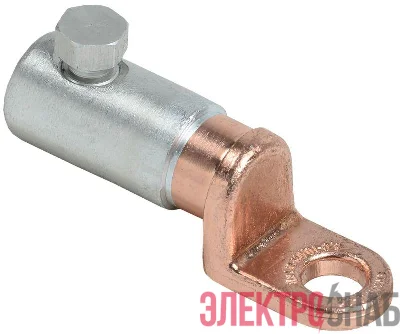 Наконечник механический медно-алюм. АММН 10-35 до 1кВ со срывными болтами IEK UZA-28-S10-S35-21