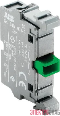 Блок контактов MCB-10 фронт. монтаж 1НО ABB 1SFA611610R1001