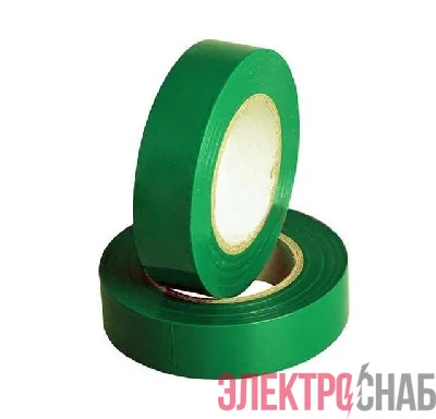 Изолента ПВХ 19мм (рул.25м) зел. REXANT 09-2203
