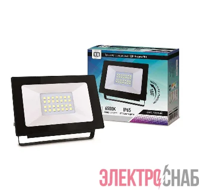 Прожектор СДО-5-20 серия PRO LED 20Вт IP65 6500К 1900лм LLT 4690612005362