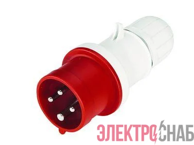 Вилка эл. каб. 32А 3P+E 400В IP44 DKC DIS2133236