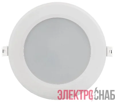 Светильник светодиодный ДВО 1714 12Вт 6500К IP40 встраив. круг бел. IEK LDVO0-1714-12-6500-K01