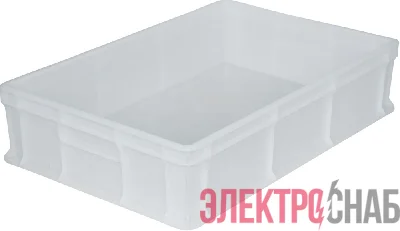 Ящик 600х400х140 мм сплошной без ручек натуральный морозостойкий 705.03.02 м 705.03.02 м