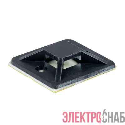 Площадка самоклеящаяся 40х40мм черн. (уп.100шт) EKF plc-40x40-b