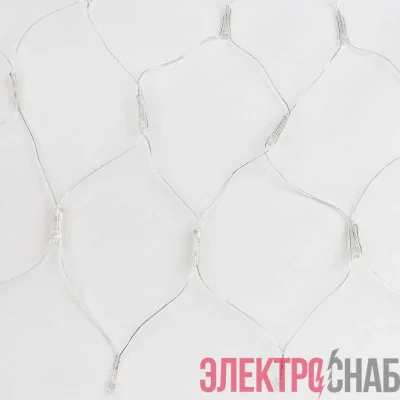 Гирлянда cетка светодиод. ULD-N2520-240/DTA BLUE IP20 с контроллером 240LED 2.5х2м прозр. син. UNIEL 07938
