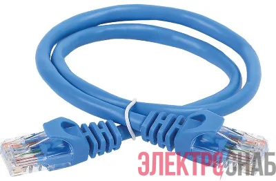 Патч-корд кат.5E UTP LSZH 2м син. ITK PC03-C5EUL-2M