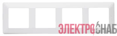 Рамка 4-м Valena Life универсальная бел. Leg 754004