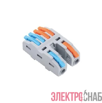 Клемма монтажная СМК PTC-2P 4224 450В 32А 0.08-2.5(4.0)кв.мм JazzWay 5074002