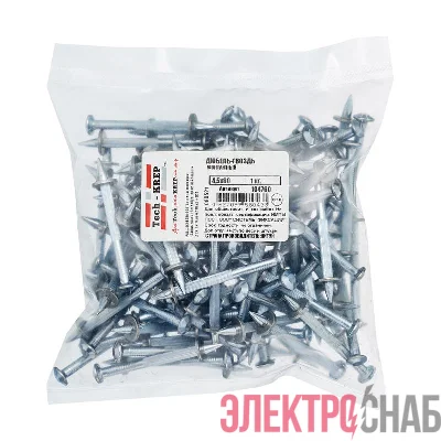 Дюбель-гвоздь монтажный 4.5х60 (уп.1кг) Tech-KREP 104760