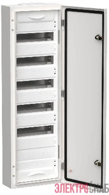 Корпус ЩРн-72 (1х72) TITAN 5 960х310х140мм IP54 одна дверь метал. бел. IEK TI5-50-N-072-54