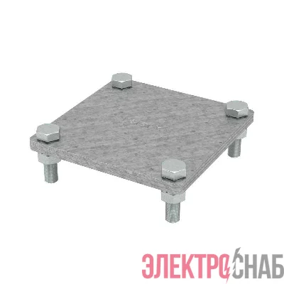 Соединитель полоса-полоса 25-40мм с разделит. пластиной 100х100мм DKC NG3106R