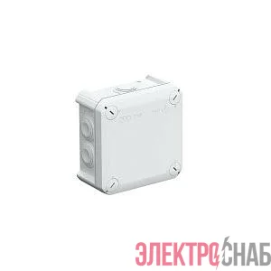 Коробка распределительная 114х114х57мм IP66 T 60 7х25 свет. сер. OBO 2007061