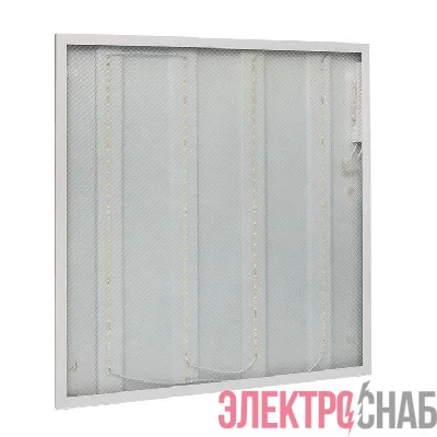 Светильник светодиодный ДУО-4102-Z 36Вт 6500К 595х595 ДВО призма панель Basic EKF LPL-4102-Z-36-6500