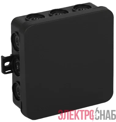 Коробка распределительная ОП Тусо 100х100х35мм УХЛ1 черн. Ruvinil 67095Ч