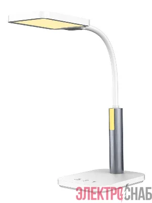 Светильник светодиодный настольный KD-834 C01 белый 10Вт 620лм рег. ярк и цвет. темп Camelion 15566