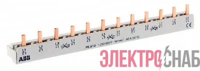 Разводка шинная 3ф PS3/12(PIN) 63A ABB 2CDL230001R1012