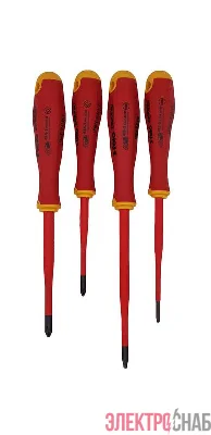 Набор диэлектрических отверток серия Slim (уп.4шт) Felo 41384198