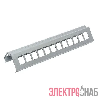 Патч-панель для 12 модулей RJ45 "Nova" PROxima EKF nv-pp12