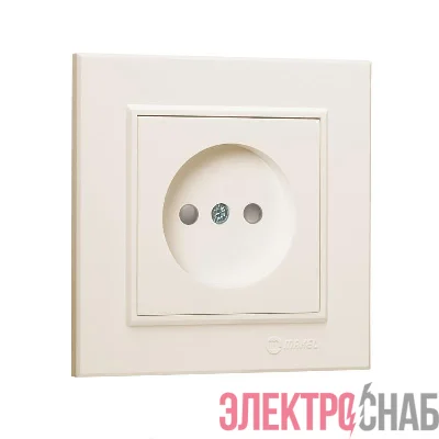 Розетка б/з (Керамика) СП Karea 16А IP20 крем. Makel 56010002