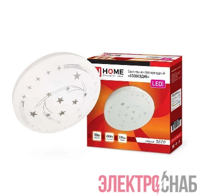Светильник светодиодный DECO СОЗВЕЗДИЕ 18Вт 6500К 1620лм 230В 260х55мм IN HOME 4690612022239