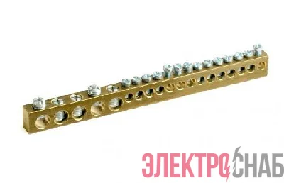 Колодка клеммная 18х(отв. 5х5.4мм+14х4.5мм) DKC 87418