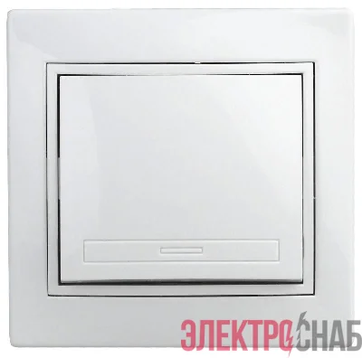 Выключатель 1-кл. СП Plano 10А IP20 1-101-01 250В бел. Intro Б0053721