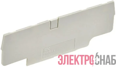 Заглушка для CP-MC 4 вывода 4кв.мм сер. IEK YCT22-00-4-K03-004-ZGL