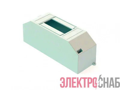 Корпус навесной ЩРН-П-1/2 12.5х4.2х5.8 1-2мод. IP30 пластик. бел. DEKraft 31030DEK