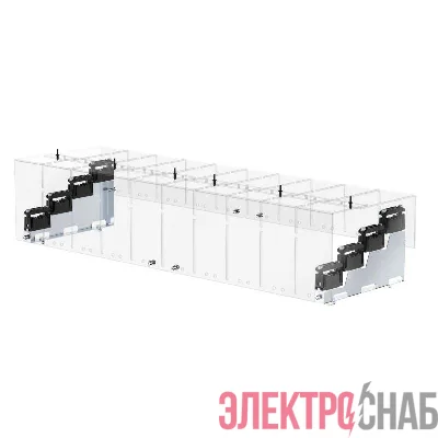 Комплект зашитного кожуха ступенчатой шинной системы 3P DKC R5BBLPH3P
