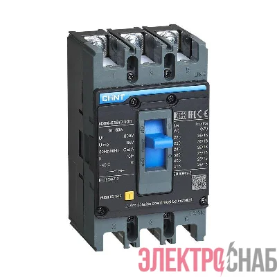 Выключатель автоматический 3п 63А 50кА NXM-63H (R) CHINT 205897