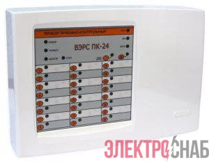 Прибор приемно-контрольный охранно-пожарный ВЭРС-ПК 24П версия 3.2 ВЭРС 00085693