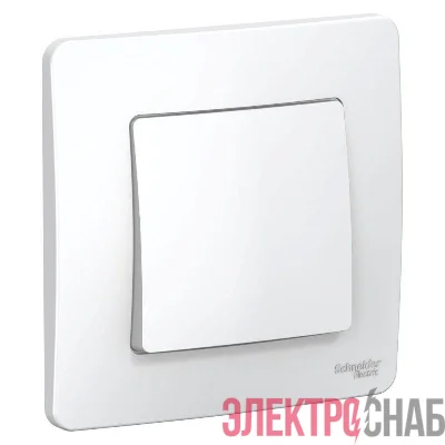 Переключатель проходной 1-кл. СП Blanca 10А IP20 (сх. 6) 250В бел. SE BLNVS010601