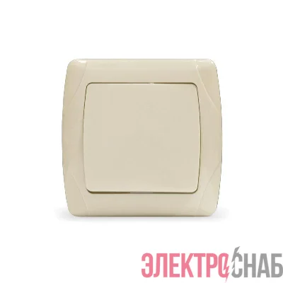 Выключатель 1-кл. СП Маргарита 10А IP20 сл.кость (ivory) UNIVersal М0021-I