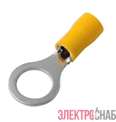 Наконечник кольцевой изолированный (НКИ d10.5мм) 4-6кв.мм (VR5.5-10) REXANT 08-0055