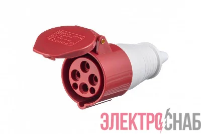 Розетка переносная 214 РП-102 16А 3P+PE 380В IP44 DEKraft 26011DEK