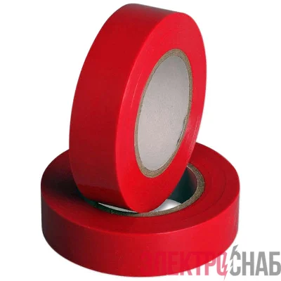 Изолента ПВХ 15мм (рул.20м) красн. REXANT 09-2604