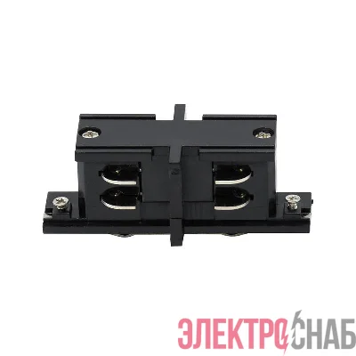 Аксессуар к шинопроводу трехфазному 3P PTR CI-BL SHORT коннектор Pro+ черн. JazzWay 5062986