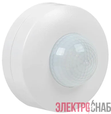 Датчик движения ДД 027 1200Вт угол обз. 360град. 12м IP20 бел. IEK LDD11-027-1200-001