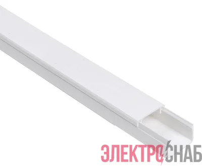 Кабель-канал 20х10 L2000 пластик ECOLINE IEK CKK11-020-010-1-K01