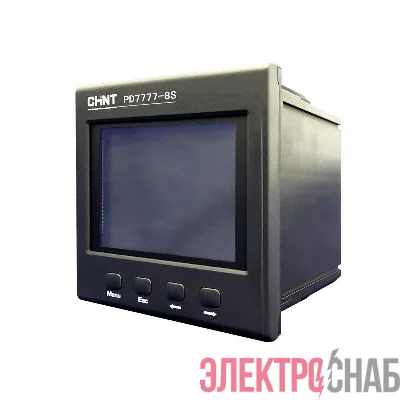 Прибор измерительный многофункциональный PD7777-8S3 3ф 5А RS-485 120х120 LCD дисплей 380В CHINT 765170