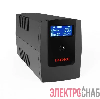 Источник бесперебойного питания ИБП Info LCD 800В.А IEC C13 (3) USB + RJ45 DKC INFOLCD800I