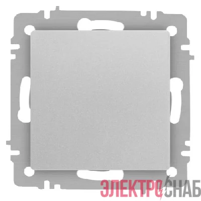 Выключатель 1-кл. СП Accent 6-101-03 10А IP20 250В AL/CU алюм. Intro Б0063437