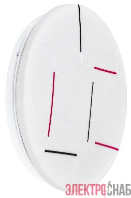 Светильник светодиодный ДПБ 2001 12Вт IP20 4000K круг бел. IEK LDPB0-2001-12-4000-K01