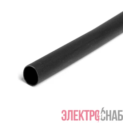 Трубка термоусадочная ТНТ-30/15 в метровой нарезке черн. (уп.5м) КВТ 84325