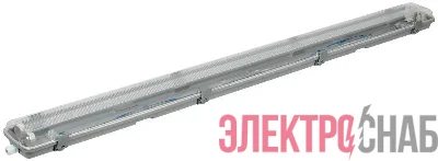 Светильник ДСП 2202 под LED лампу 2хT8 1200мм IP65 IEK LDSP0-2202-2X120-K01